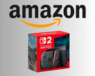 Nintendo Switch 2 с логотипом Amazon над консолью (Источник изображения: Amazon.com с изменениями)