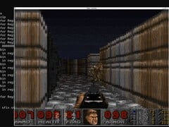 Прототип игры DOOM, запущенный на консоли NEO Geo AES