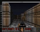 Прототип игры DOOM, запущенный на консоли NEO Geo AES