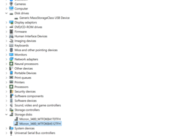 После взлома SSD-накопители появятся в списке 