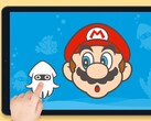В приложении "Hello, Mario!" есть знакомые персонажи из вселенной Mario.