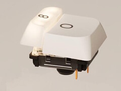 Клавиши двойного действия на низкопрофильной клавиатуре Nics Tek Hesper64(100) позволяют геймерам быстро активировать второстепенные функции. (Источник изображения: Nics Tek)