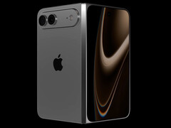 Концепция iPhone Fold, основанная на текущих ожиданиях.