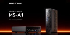 Мини-ПК Minisoforum MS-A1 с внутренними компонентами AMD и до 96 Гб памяти начинается от $259 за &quot;голую&quot; версию. (Источник изображения: Minisforum)