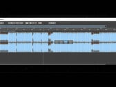 Многодорожечный аудиоредактор Audionaut с открытым исходным кодом, отображающий звуковую волну на монтажной шкале времени.