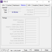 Dell G3 15 - CPUz