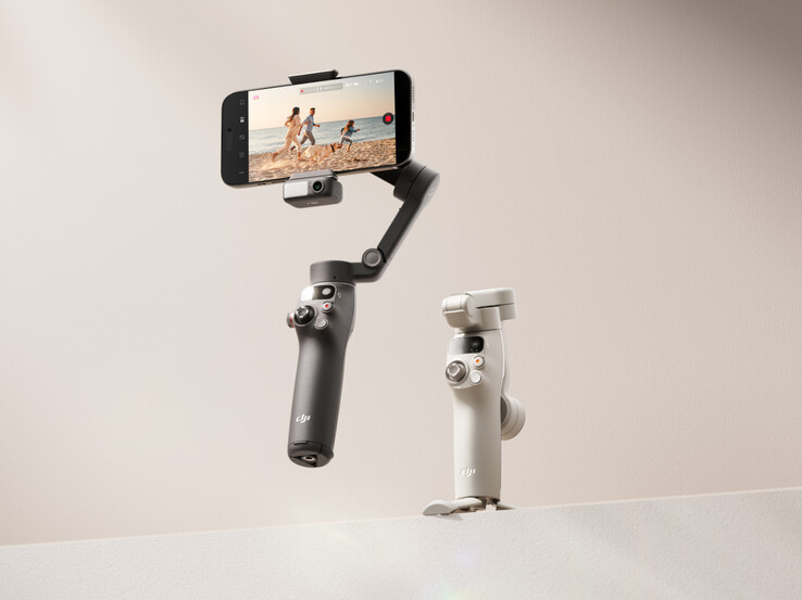 Osmo Mobile 7P и Osmo Mobile 7, спереди назад. (Источник изображения: DJI)