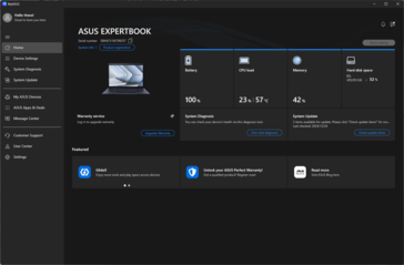 MyAsus: Главный экран