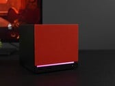 Мини-ПК Steam Machine с красной передней панелью и RGB-подсветкой