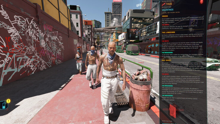 Изображение мода Ambient Factions Of Night City, показывающее новую банду. (Источник изображения: Slim420m - Nexus Mods)