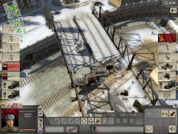 На изображении: скриншот игрового процесса Men of War: Assault Squad.