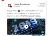 Сотрудники Huawei не учли, что публикация с iPhone отображается в Twitter со специальной подписью (Изображение: 3dnews)