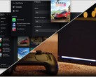 Приложение Xbox на Windows (вверху) и Steam Machine (внизу).