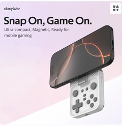 Магнитный игровой контроллер Abxylute Snap-on раздвигается и поворачивается в нужное положение для использования со смартфонами. (Источник изображения: Abxylute)