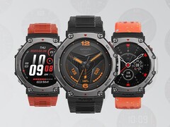 Новое обновление приложения Zepp Health позволяет пользователям искать циферблаты для смарт-часов Amazfit, таких как T-Rex 3 (на фото). (Источник изображения: Amazfit)