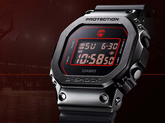 Последняя работа Руи Хачимуры (Rui Hachimura) от Casio придает классической модели G-Shock 5600 огненный оттенок. (Источник изображения: Casio Japan)