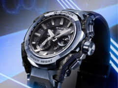 Часы серии Casio MTG-B4000 имеют компактный, угловатый корпус (56,6 × 45,3 × 14,4 мм). На фото - модель Casio MTG-B4000B-1A2JF. (Источник изображения: Casio)