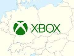Карта Центральной Европы с логотипом Xbox (Источник изображения: Microsoft Gaming, Wikimedia Commons: Данные World Data Base II с правками)