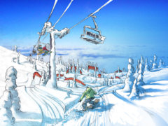 Концепт-арт для SSX Project Gravity от Гордона Ванга (источник изображения: ArtStation)