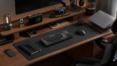 Беспроводная механическая клавиатура Keychron V3 Ultra в черном цвете. (Источник изображения: Keychron)