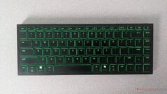 Razer Joro RGB освещение зеленого цвета