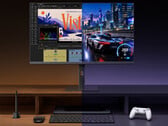 Стартовая цена Redmi A27U 2027 составляет около 253 долларов. На снимке: рекламное изображение, демонстрирующее функцию двойного режима работы монитора.