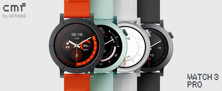 Часы CMF by Nothing Watch 3 Pro теперь доступны в четырех цветовых вариантах. (Источник изображения: CMF by Nothing)