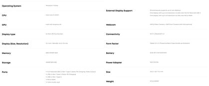 Полные характеристики Windows-планшета (Источник изображения: Chuwi)