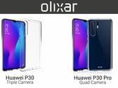 Предположительный внешний вид камерофонов Huawei P30 и Huawei P30 Pro (Изображение: ixbt)