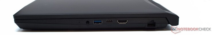 аудио разъем, USB Type-A 3.2 (5 Гбит/с), USB-C 3.2 (5 Гбит/с), HDMI 2.0 (4K UHD, 60 Гц), гигабитный LAN