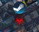 Баннер Steam с изображением логотипа вредоносного ПО