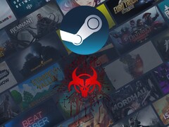 Баннер Steam с изображением логотипа вредоносного ПО
