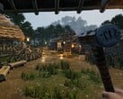 Изображение деревни в Sengoku Dynasty, которая сейчас продаётся в Steam со скидкой 52%.
