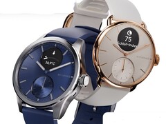 Часы Withings ScanWatch 2 в новых вариантах расцветки - синем и серебристом. (Источник изображения: Withings)