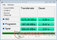 AS SSD - EX400U на Razer Blade 16 USB