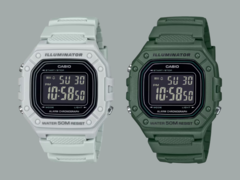 Компания Casio представила часы W-218H-3BV и W-218H-8BV (на фото). (Источник изображения: Casio, отредактировано)