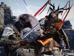 Бой в Crimson Desert.