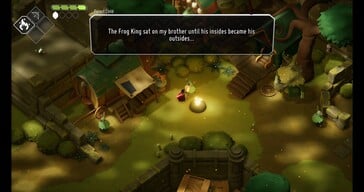 На изображении: скриншот игрового процесса Death's Door.