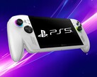 Логотип PS5 показан на игровом портативном устройстве ROG Xbox Ally (Источник изображения: Xbox Wire, Sony PlayStation с правками)