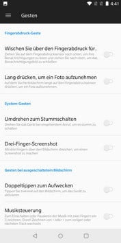Интерфейс системы в OnePlus 5T