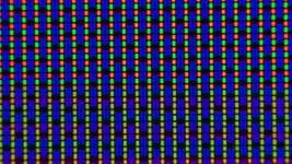 OLED-панель с субпиксельной структурой