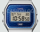 Крупный план циферблата часов Casio A159WEV с водяным знаком Casioblog.
