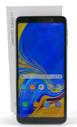На обзоре: Samsung Galaxy A7 (2018). Тестовый образец предоставлен notebooksbilliger.com