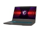 Игровой ноутбук MSI Thin 15 с клавиатурой с подсветкой и логотипом в виде щита дракона. (Источник изображения: MSI)