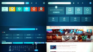 Для просмотра веб-сайтов в комплект входит Seraphic Open Browser. (Источник изображения: Notebookcheck)