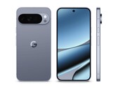 Рекламное изображение Pixel 10 Pro XL спереди, сзади и сбоку. (Источник изображения: Google)