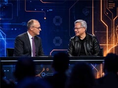 Merz и Huang сидят на одном столе