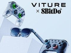 Компании Viture и 8BitDo выпустили новые полупрозрачные версии контроллера 8BitDo Ultimate 2C. (Источник изображения: Viture)