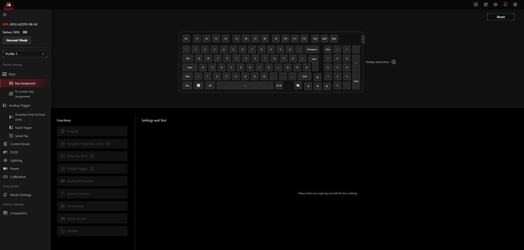 Gear Link - это четко выстроенный веб-интерфейс. (Источник изображения: Notebookcheck)