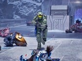 Halo: Campaign Evolved (изображённая здесь) в настоящее время является последней игрой серии Halo, выпущенной Halo Studios.